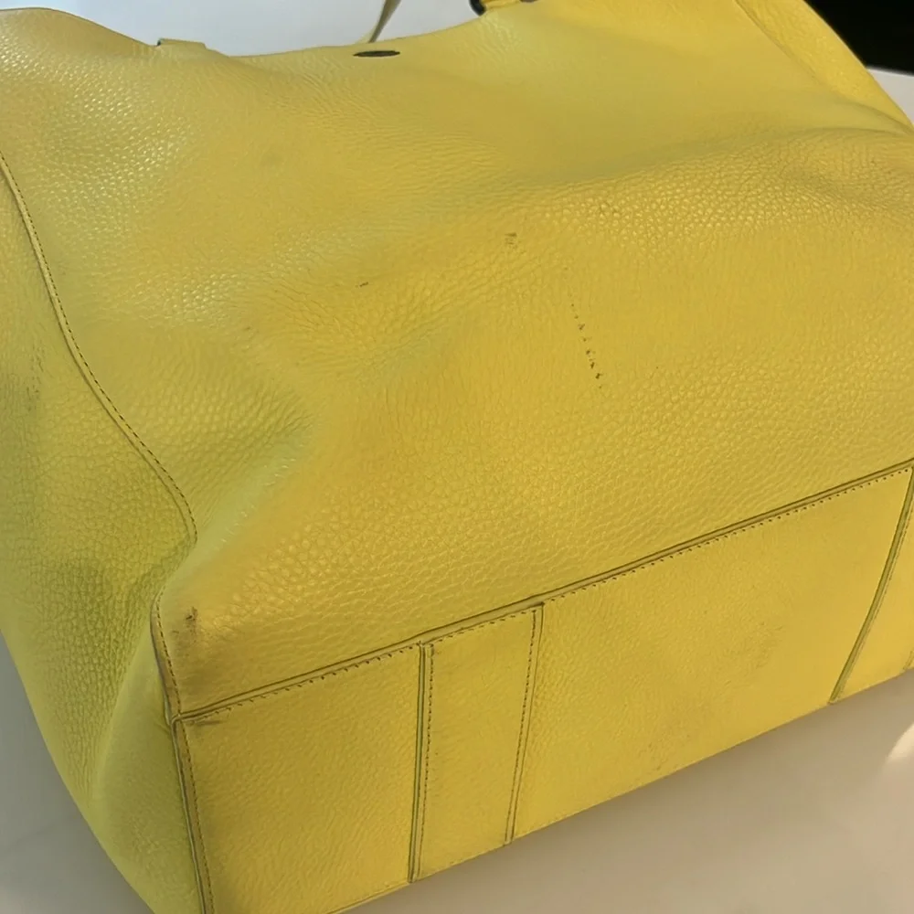 Dagne Dover ‘Allyn’ Large Tote in Butter Yellow - Picture 5 of 13